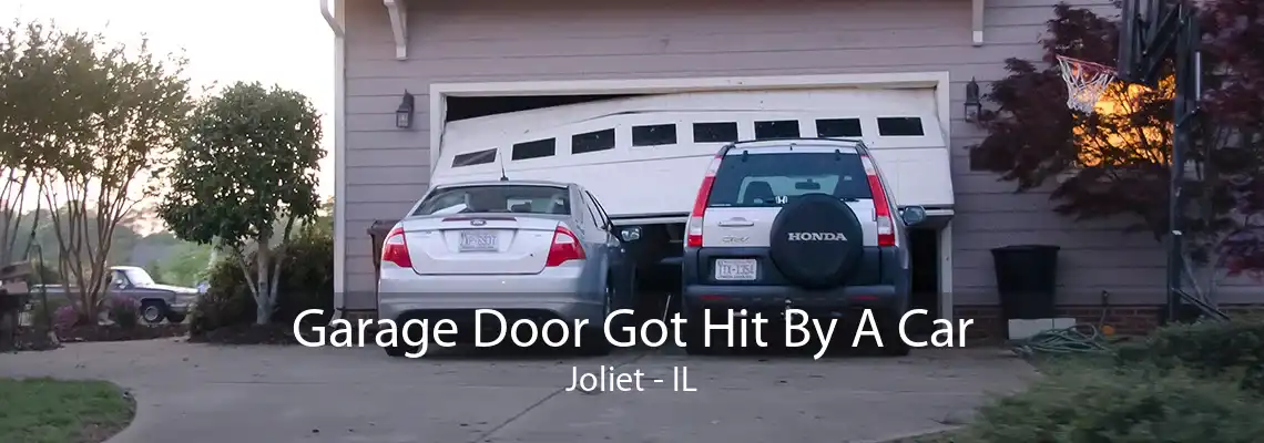 Garage Door Got Hit By A Car Joliet - IL