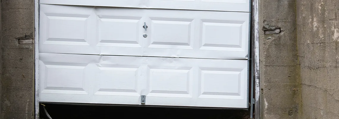 Garage Door Got Hit By A Car Dent Removal in Joliet, IL